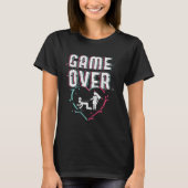 Game over - Grappige bruid en bruidegom vrijgezell T-shirt (Voorkant)
