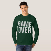 GAME OVER HEREN ENGAGEMENT T-Shirts (Voorkant volledig)