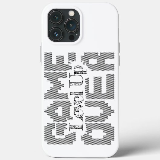 Game Over: Herstel Oud-School Plezier, Level Up Va Case-Mate iPhone Case (Achterkant)