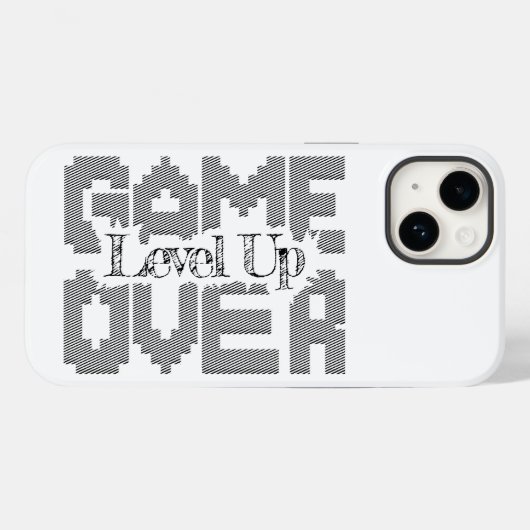 Game Over: Herstel Oud-School Plezier, Level Up Va Case-Mate iPhone Case (Achterkant (horizontaal))