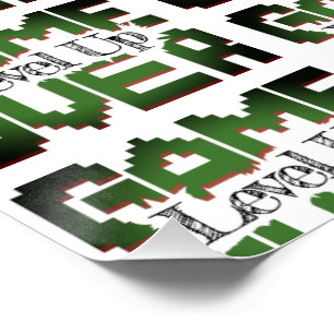 Game Over: Herstel Oud-School Plezier, Level Up Va Perfect Poster