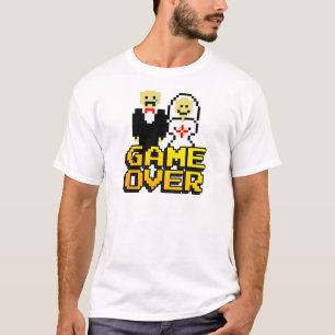 Game over het huwelijk (8-bits) t-shirt