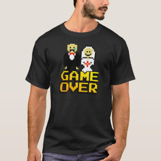 Game over het huwelijk (8-bits) t-shirt