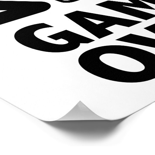 Game over het toilet poster (Hoek)