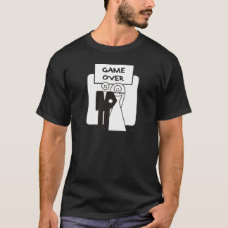 Game over huwelijk t-shirt
