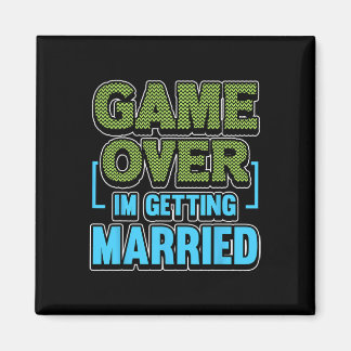 Game over ik ga trouwen Bruidegom Magneet