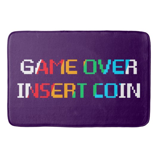 Game Over Insert Coin Badmat (Voorkant)
