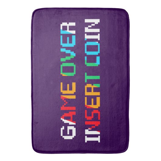 Game Over Insert Coin Badmat (Voorkant Verticaal)