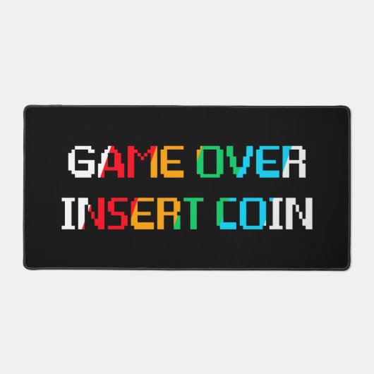 Game Over Insert Coin Bureaumat (Voorkant)