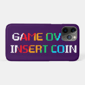 Game Over Insert Coin Case-Mate iPhone Case (Achterkant (horizontaal))