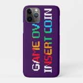 Game Over Insert Coin Case-Mate iPhone Case (Achterkant)
