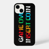 Game Over Insert Coin iPhone Hoesje (Achterkant)
