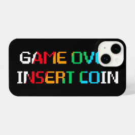 Game Over Insert Coin iPhone 14 Hoesje