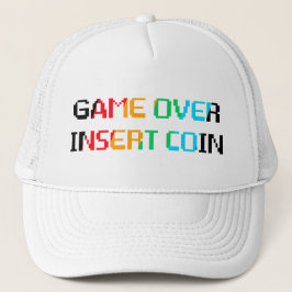 Game Over Insert Coin Trucker Pet