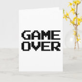 Game over kaart (Gele Bloem)