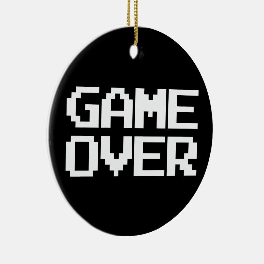 Game over keramisch ornament (Rechts)