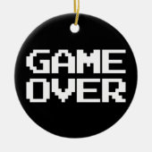 Game over keramisch ornament (Voorkant)