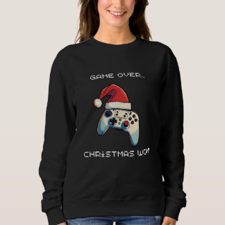 Game Over Kerstmis Gewonnen Sweatshirt