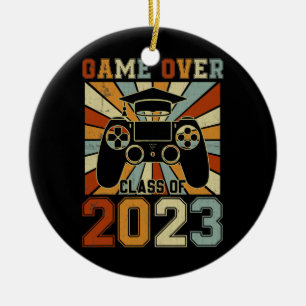 Game over klasse van de Hogere Videogames van 2023 Keramisch Ornament