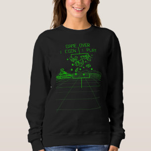 Game over Klassieke 80s Retro Video Arcade 8 Trui