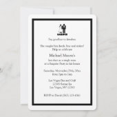 Game Over - Laatste dag als vrijgezel Bachleor Fee Kaart (Achterkant)