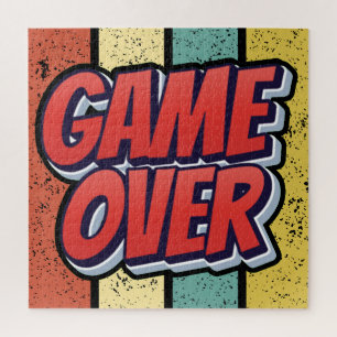 Game over. legpuzzel