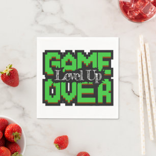 Game Over, Level Up: Gepixelde Retro Game Wereld Servet