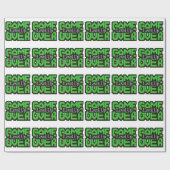 Game Over, Level Up: Gepixelde Retro Gamewereld Cadeaupapier (Vlak)