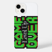 Game Over, Level Up: Gepixelde Retro Gamewereld Case-Mate iPhone Case (Achterkant)