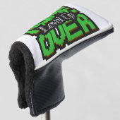 Game Over, Level Up: Gepixelde Retro Gamewereld Golfheadcover (3/4 voorkant)