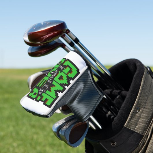 Game Over, Level Up: Gepixelde Retro Gamewereld Golfheadcover (Insitu)