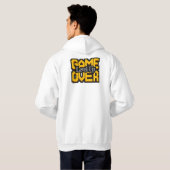 Game Over, Level Up: Gepixelde Retro Gamewereld Hoodie (Achterkant volledig)