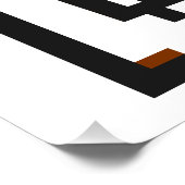 Game Over, Level Up: Gepixelde Retro Gamewereld Perfect Poster (Hoek)