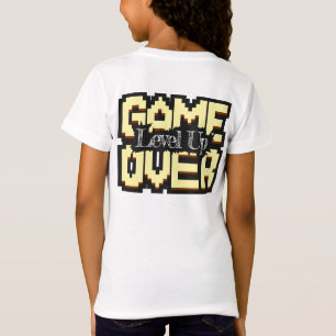 Game Over, Level Up: Gepixelde Retro Gamewereld T-shirt