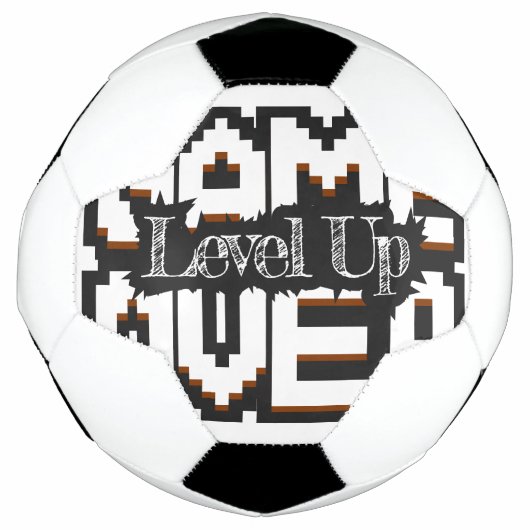 Game Over, Level Up: Gepixelde Retro Gamewereld Voetbal (Voorkant)