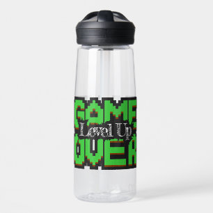 Game Over, Level Up: Gepixelde Retro Gamewereld Waterfles