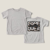 Game Over, Level Up: Pixelated Retro Game World (Ontwerp Voorkant & Achterkant)