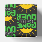 Game Over, Level Up: Retro Pixel Blok Avontuur Bedankdoosjes (Bovenkant)