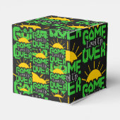 Game Over, Level Up: Retro Pixel Blok Avontuur Bedankdoosjes (Achterkant)
