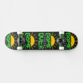 Game Over, Level Up: Retro Pixel Blok Avontuur Persoonlijk Skateboard (Horizontaal)