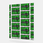Game Over, Level Up: Retro Pixel Sandbox Adventure Acryl Bord (Hoek)