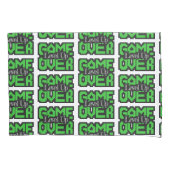 Game Over, Level Up: Retro Pixel Sandbox Adventure Kussensloop (Voorkant-Links)