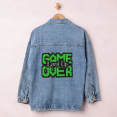 Game Over, Level Up: Retro Pixel Sandbox Avontuur Denim Jacket (Hangar)
