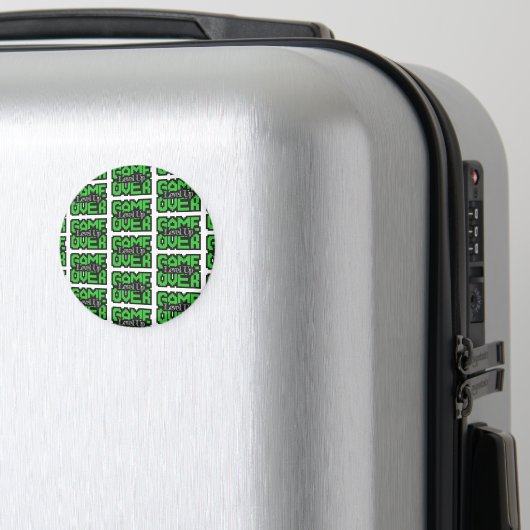 Game Over, Level Up: Retro Pixel Sandbox Avontuur Magneet (Insitu (bagage))