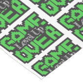 Game Over, Level Up: Retro Pixel Sandbox Avontuur Medium Tafelloper (Hoek)