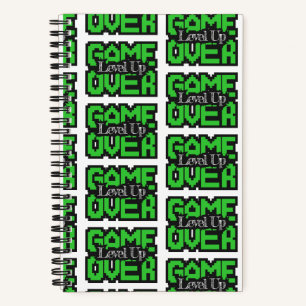 Game Over, Level Up: Retro Pixel Sandbox Avontuur Notitieboek