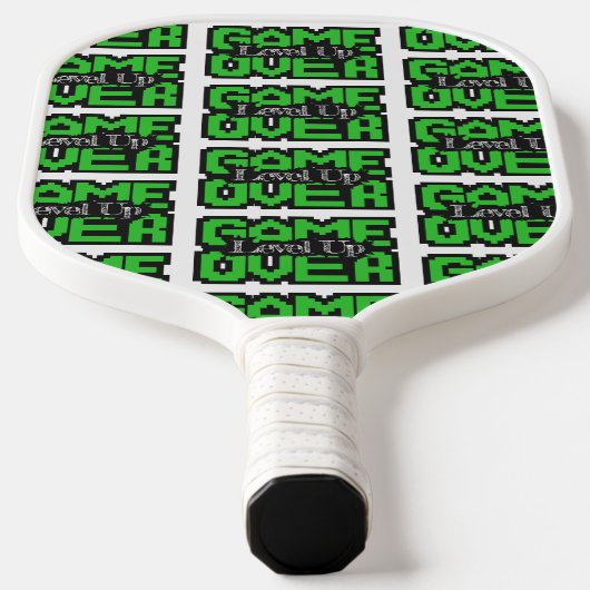 Game Over, Level Up: Retro Pixel Sandbox Avontuur Pickleball Paddle (Laagn)