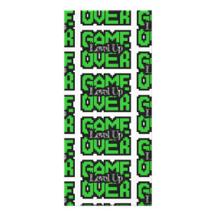 Game Over, Level Up: Retro Pixel Sandbox Avontuur Reclamekaart