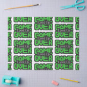 Game Over, Level Up: Retro Pixel Sandbox Avontuur Tissuepapier (Craft)