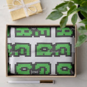 Game Over, Level Up: Retro Pixel Sandbox Avontuur Tissuepapier (Geschenk)